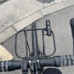 ライトをキャリアに取り付け